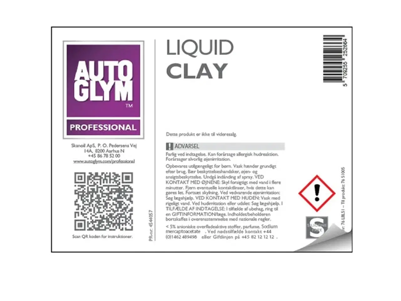 Billede 1 - Label Autoglym Liquid Clay