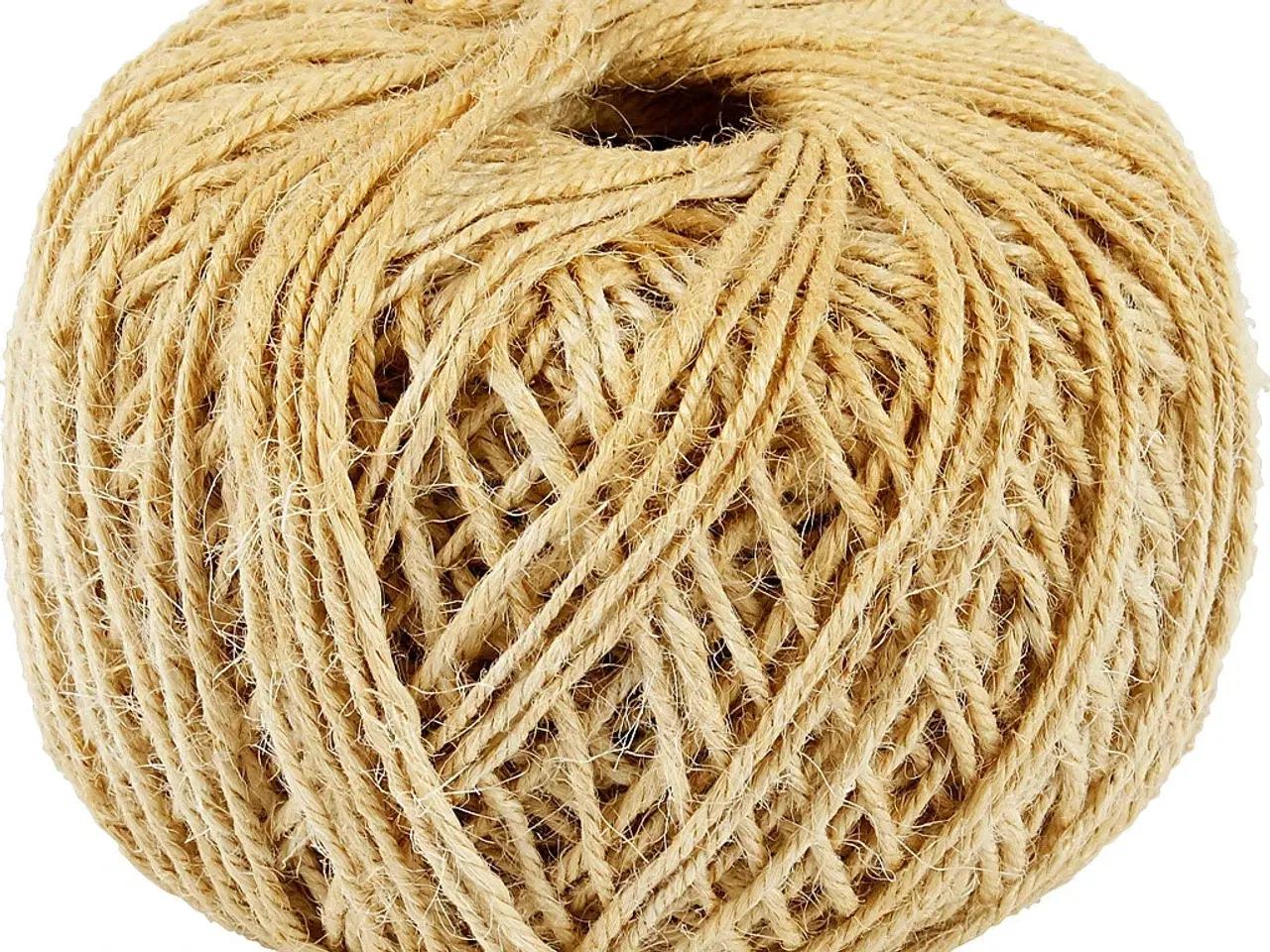 Billede 1 - Natursnor i Hør, 2 mm tykkelse, 180 m lang