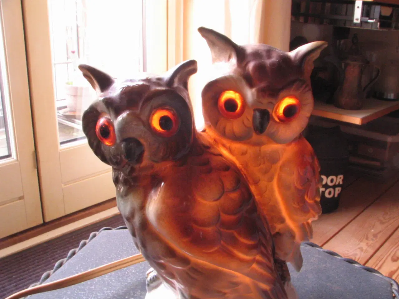 Billede 2 - Ozonlampe Uglepar. Ca.60-70 år gammel