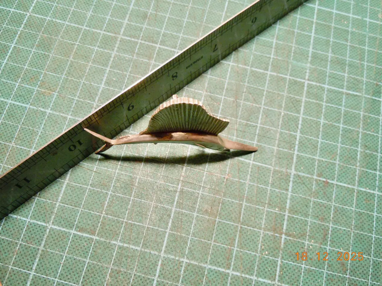 Billede 1 - Sølvbroche, Sejlfisk 900S Royal Denmark.