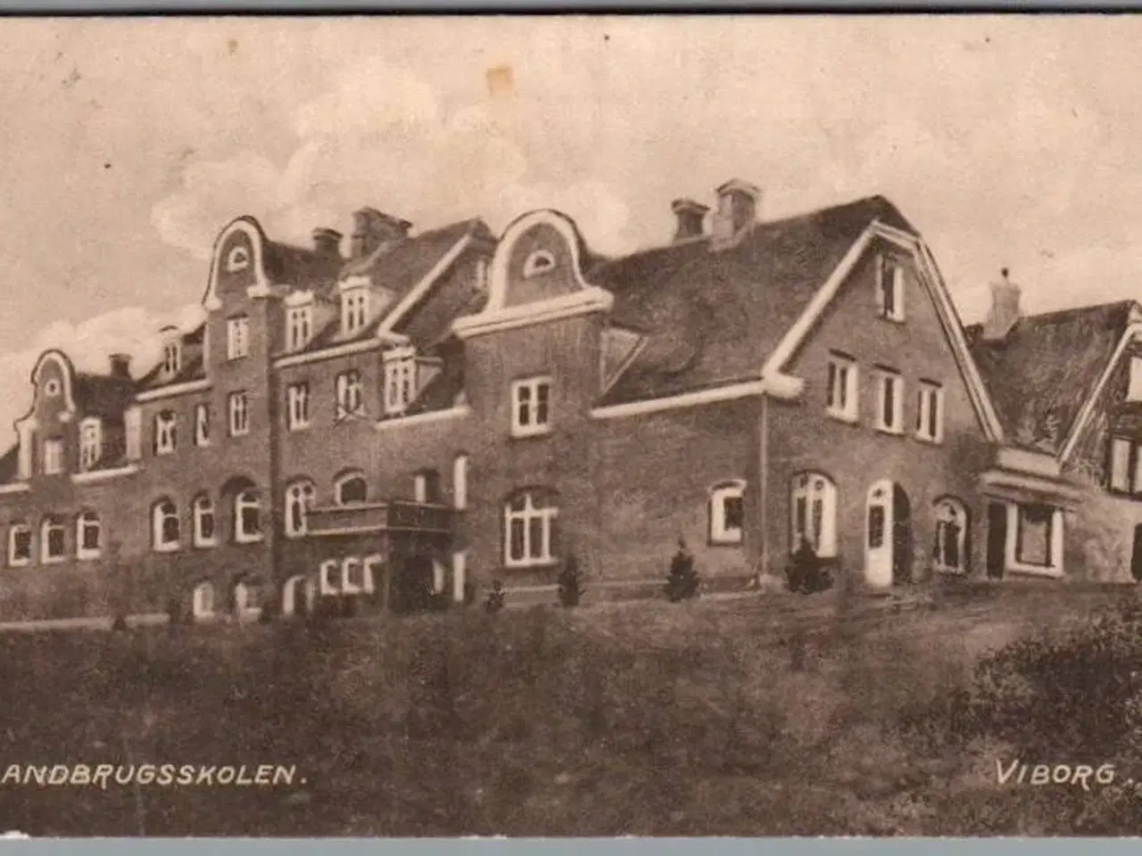 Billede 1 - Landbrugsskolen - Viborg - Postkort - Brugt