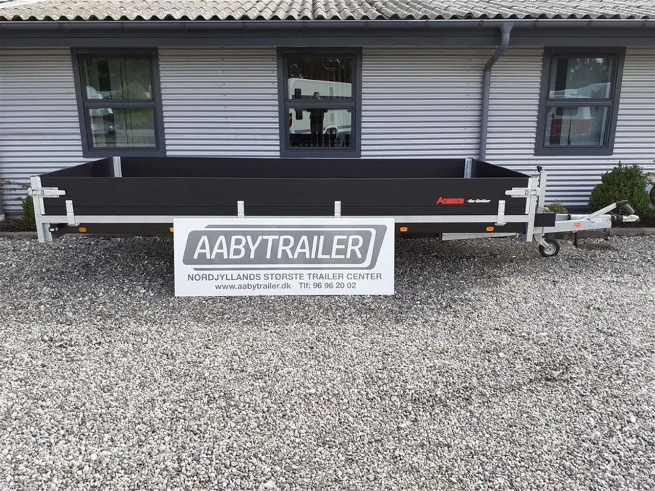 Billede 1 - 0 - Anssems PSX-S 2500 405x178 Go Getter   markedets Fedeste trailer med aluminiums sider i matsort.