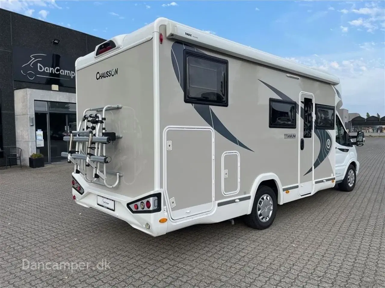 Billede 3 - 2019 - Chausson Titanium 767    Enkeltsenge, lounge-indretning, 170Hk Ford, AUT - Lihium Super B bodelsbatteri, Solceller, Michelin helårsdæk.