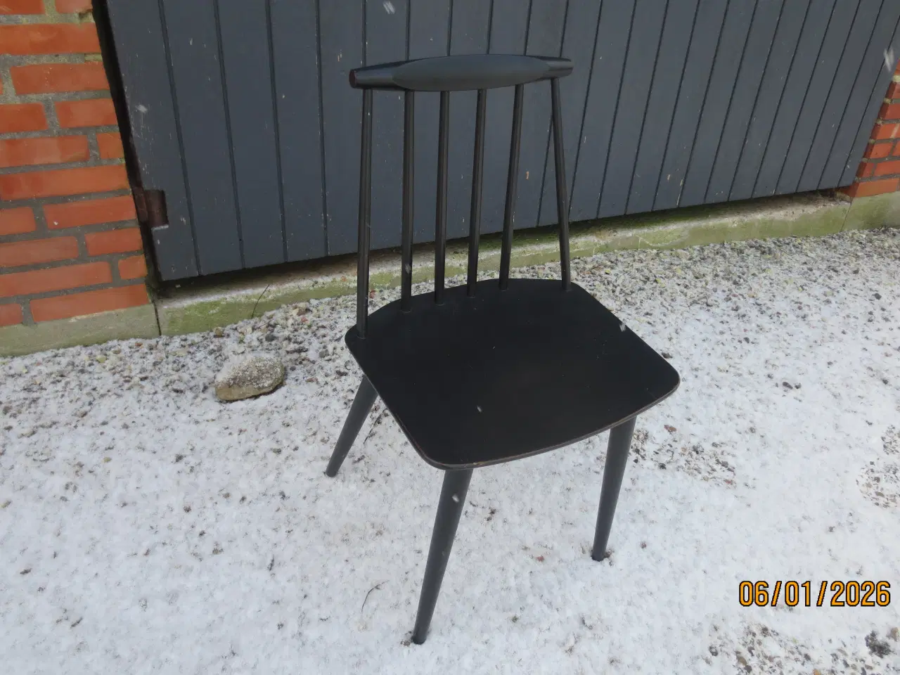 Billede 2 - 1 stk FDB Pindstol Nr 69 Sort