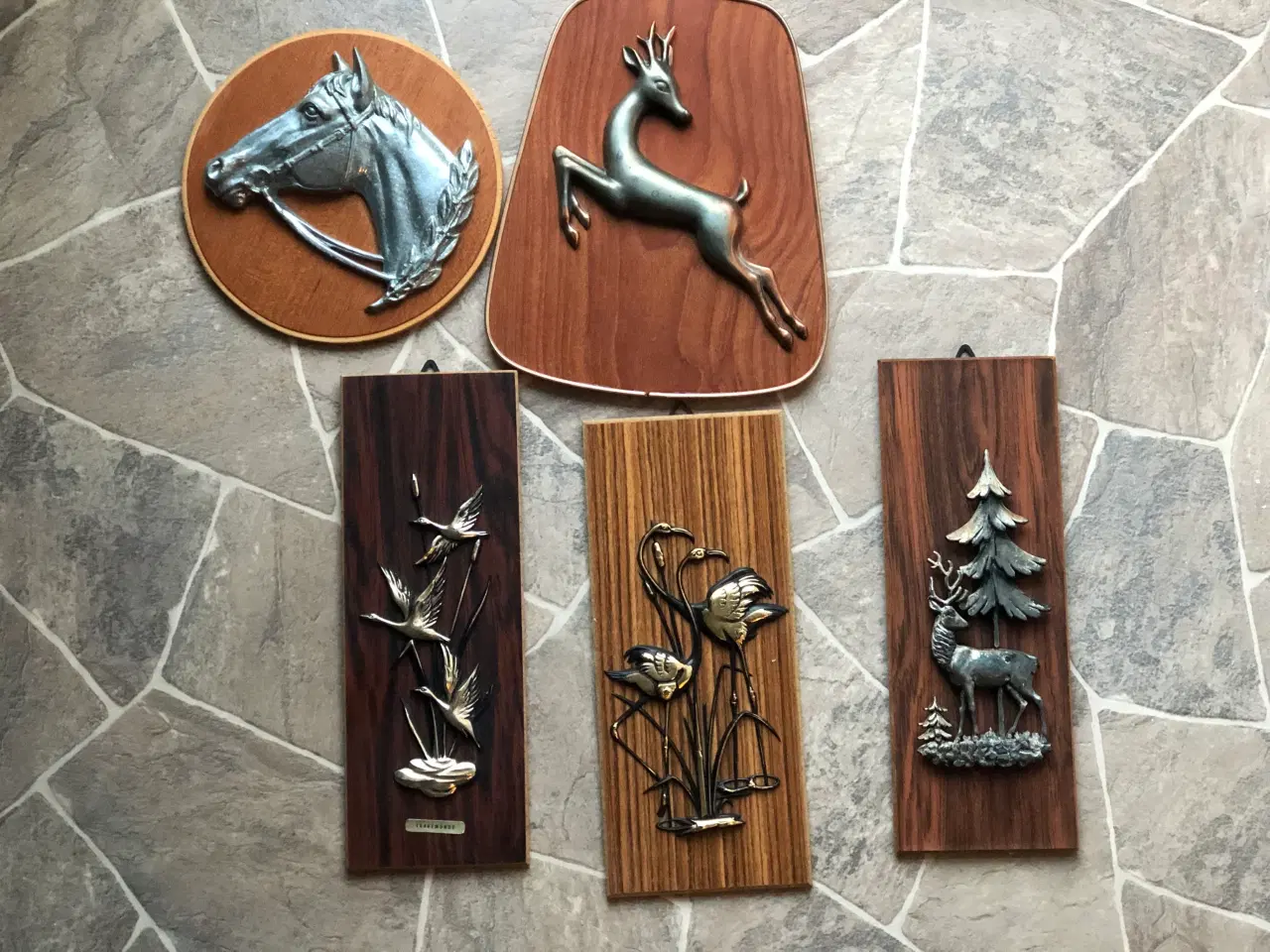 Billede 2 - Relief i Teak og Palisander