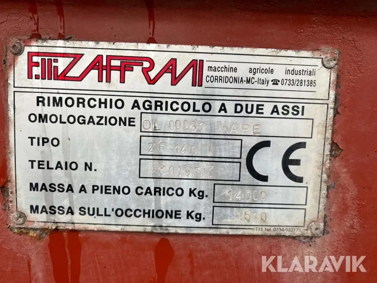 Billede 6 - Sneglevogn Almas ZF 140