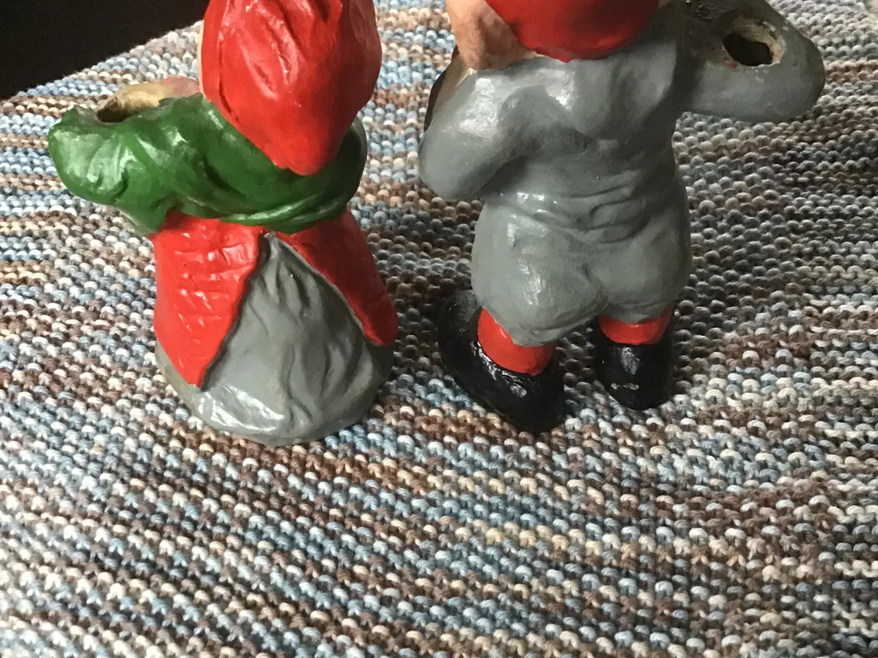 Billede 2 - Ældre nissepar til kertelys.