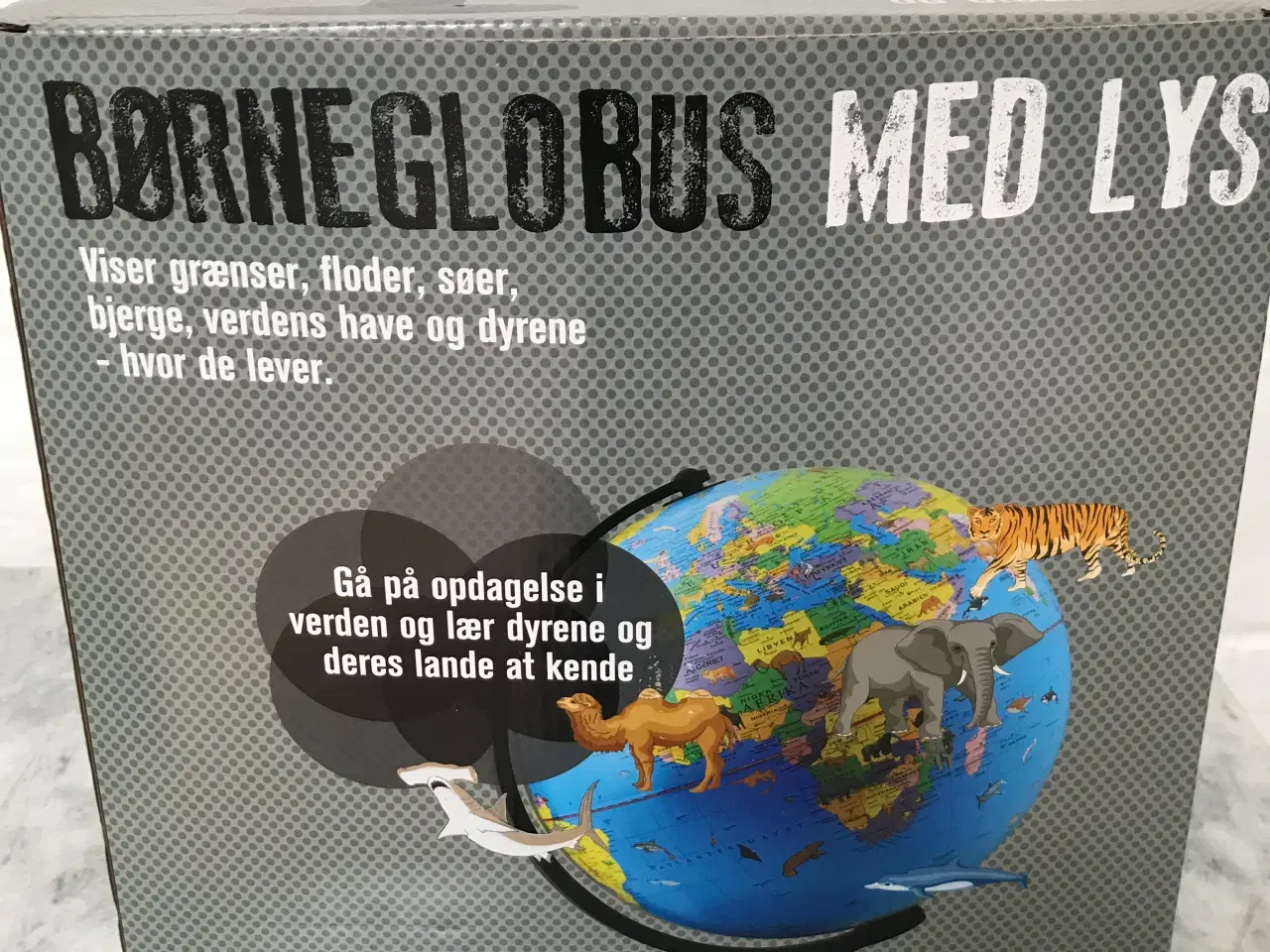 Billede 2 - Globus med lys