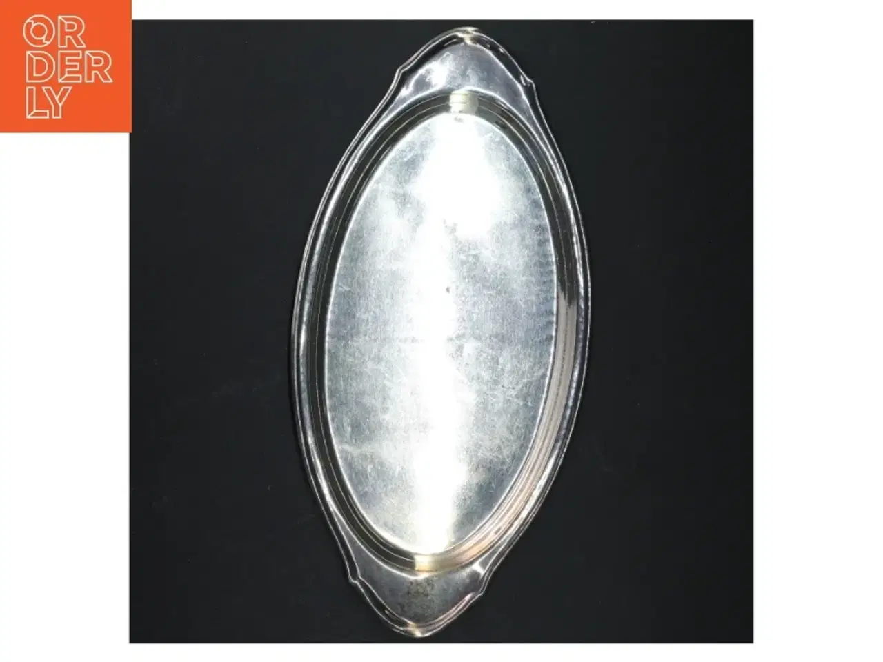 Billede 6 - Sølvfarvet serveringsfad (str. 31 cm)