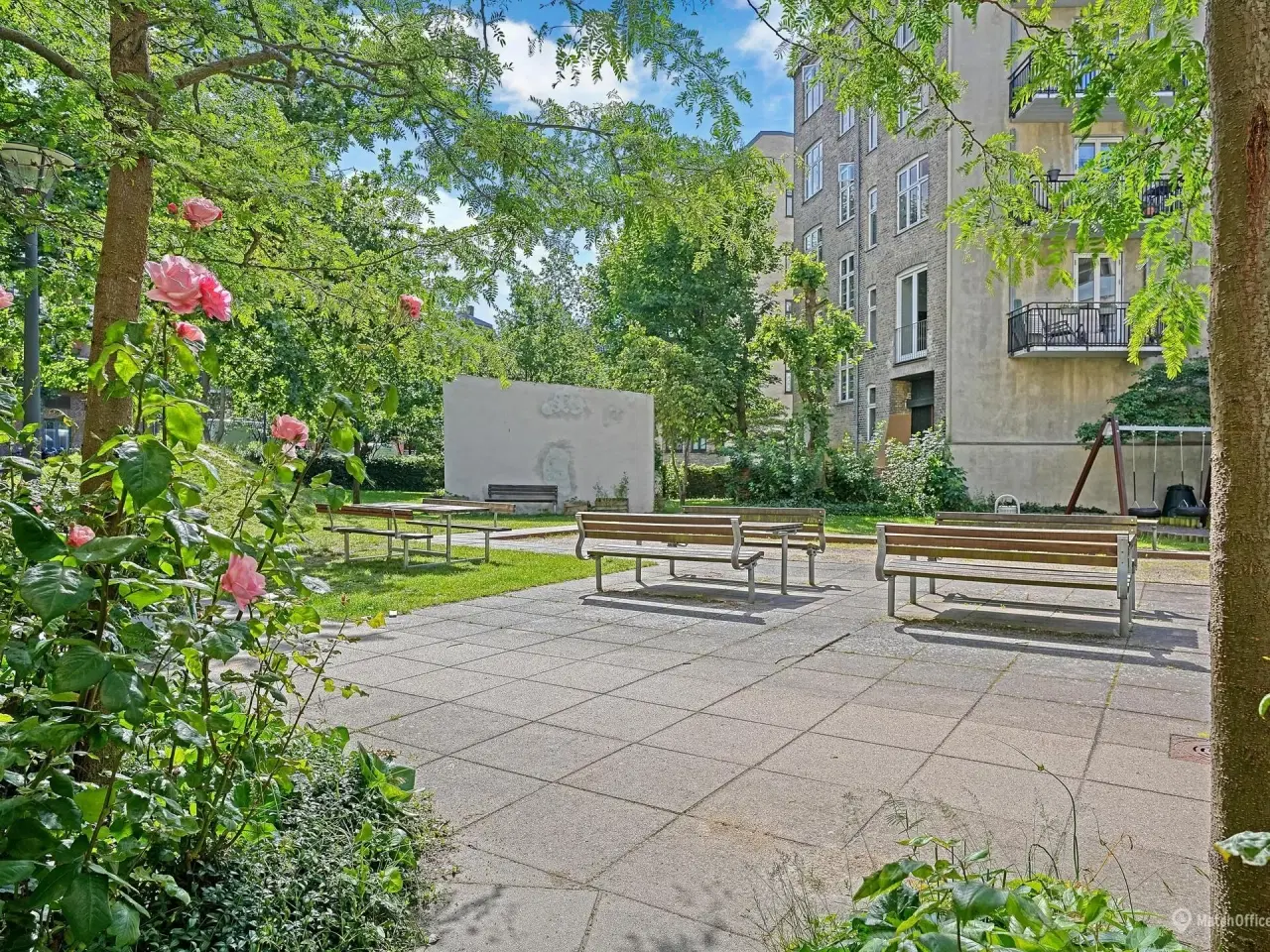 Billede 18 - Pænt herskabslejemål med adgang til Saga-gårdens ”grønne oase”