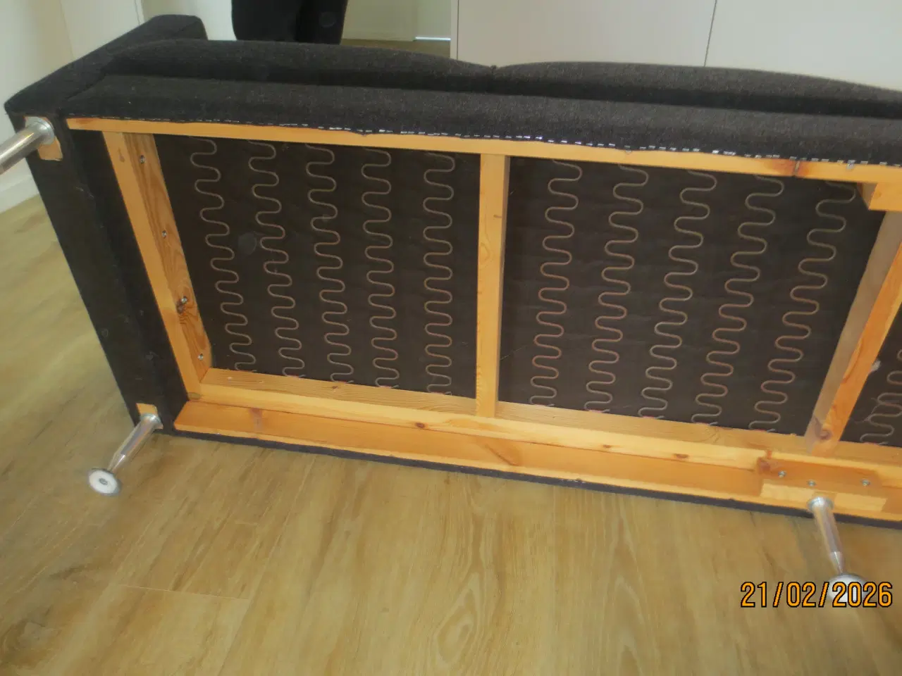 Billede 5 - 1 stk Farstrup 4 personers sofa med sort stof