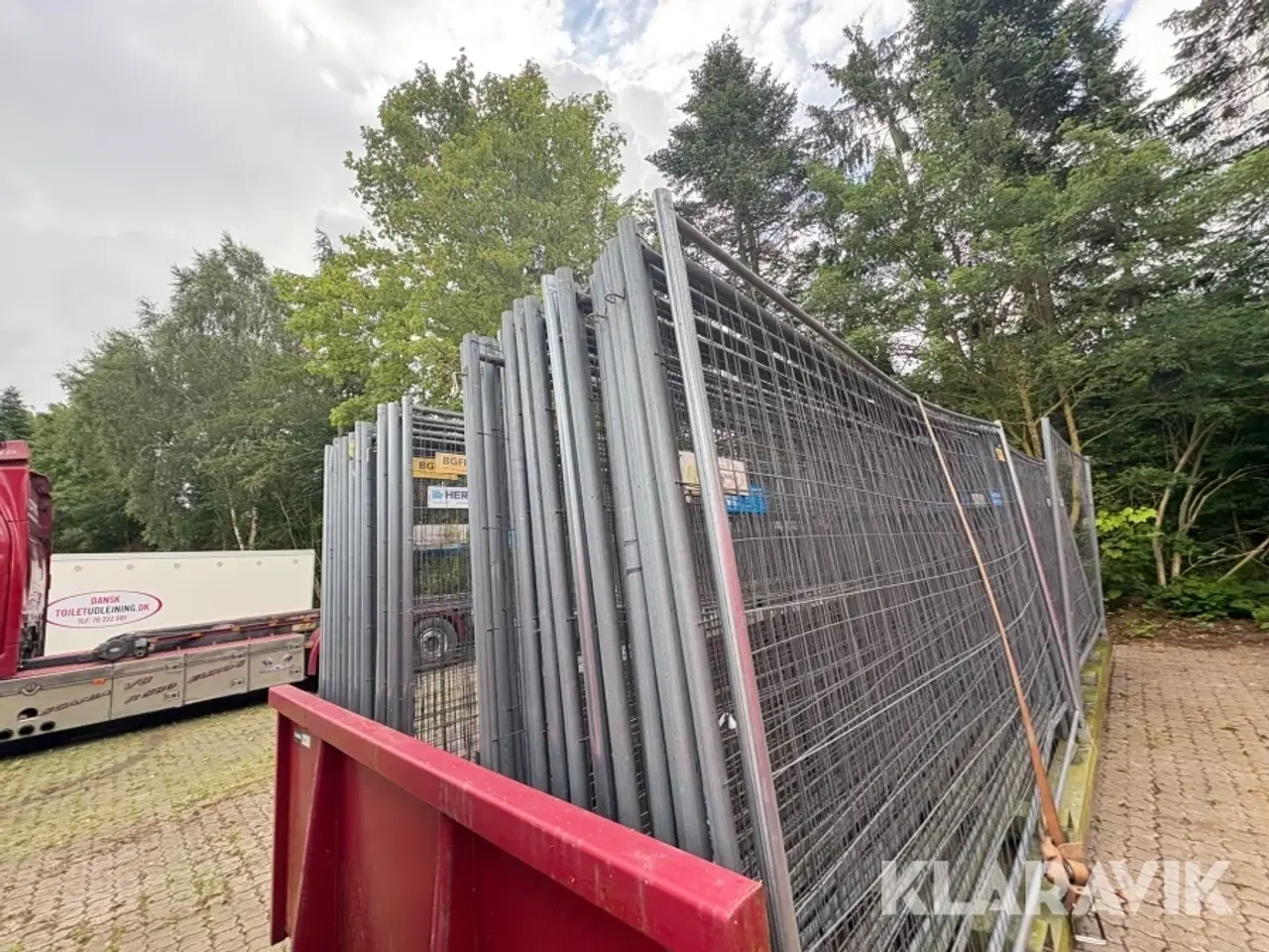 Billede 10 - Wirehejs lad med byggeplads hegn Sj Gruppen