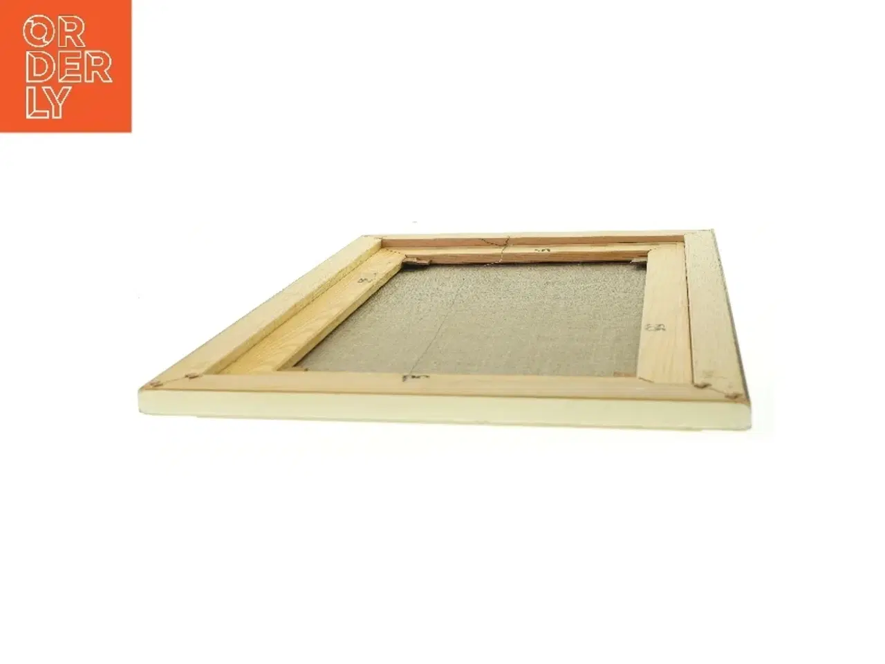 Billede 4 - Maleri i ramme natur billede  Ukendt (str. LB:62,5x46cm)