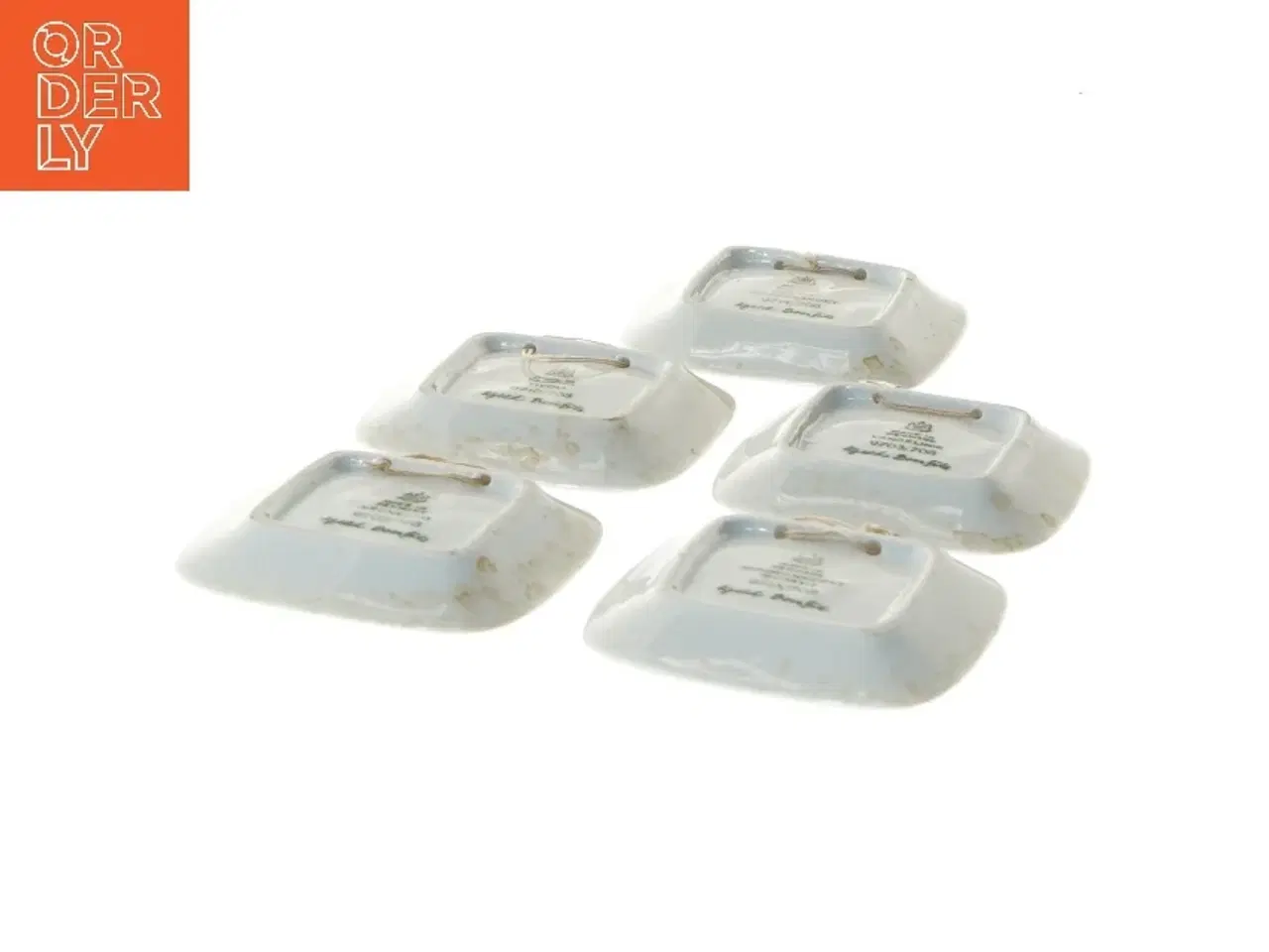 Billede 4 - Danske porcelænsplatter fra Bing & Grøndal (str. 8x8 cm)