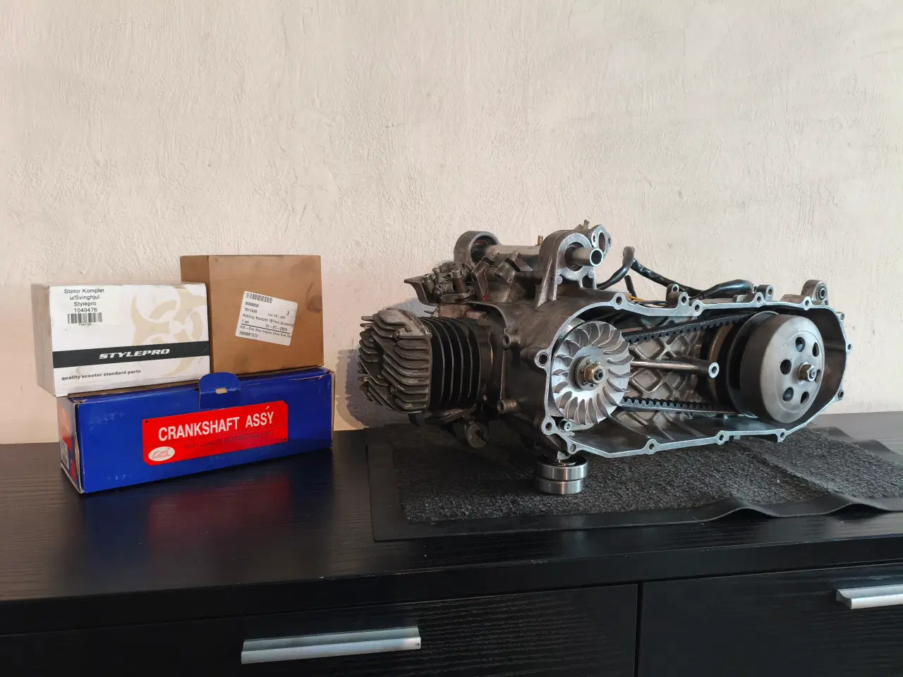 Billede 3 - Nyrenoveret 2takt PGO-motor 50cc med ny krumtap mv