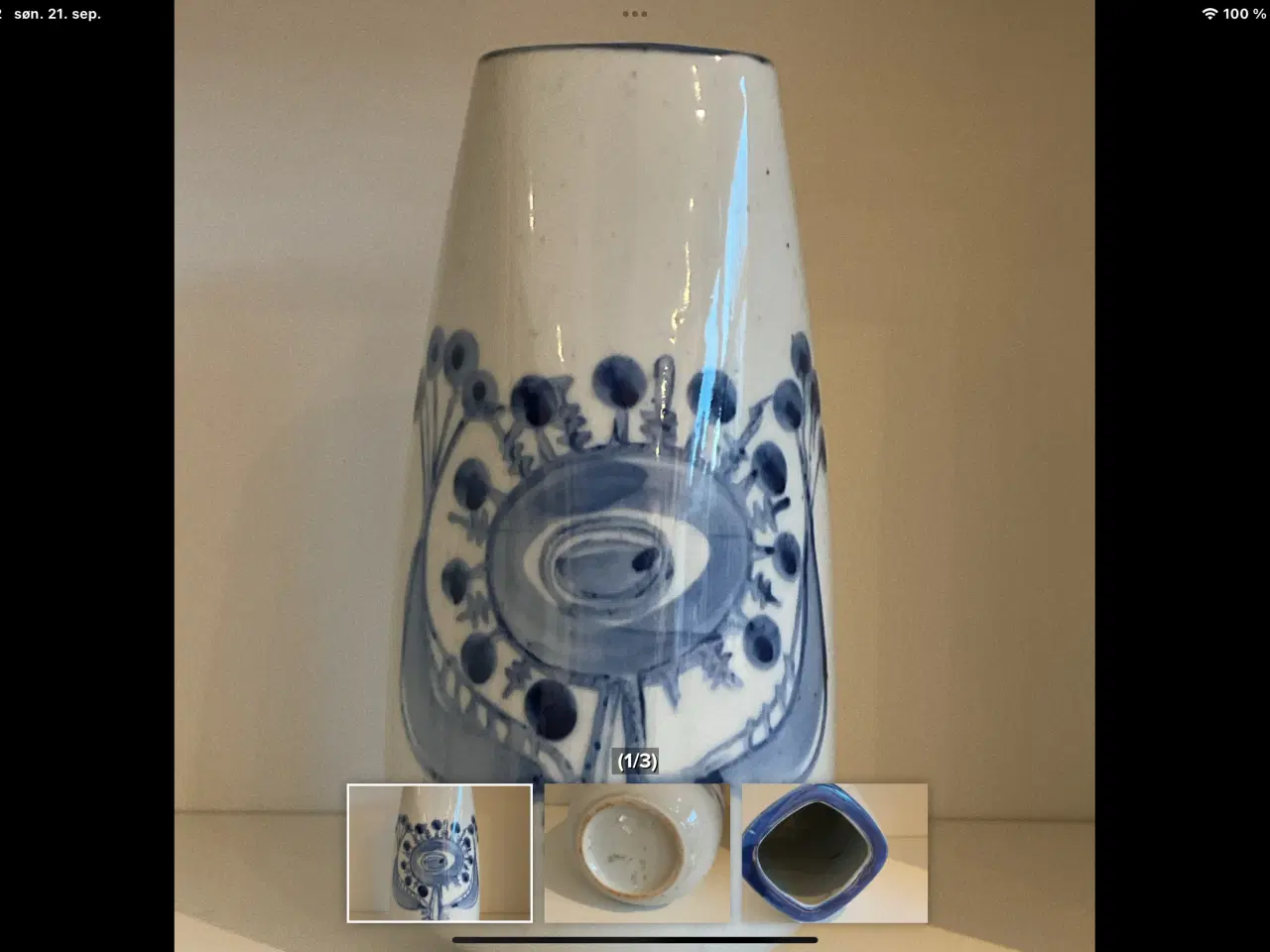 Billede 1 - Vase Retro keramik 