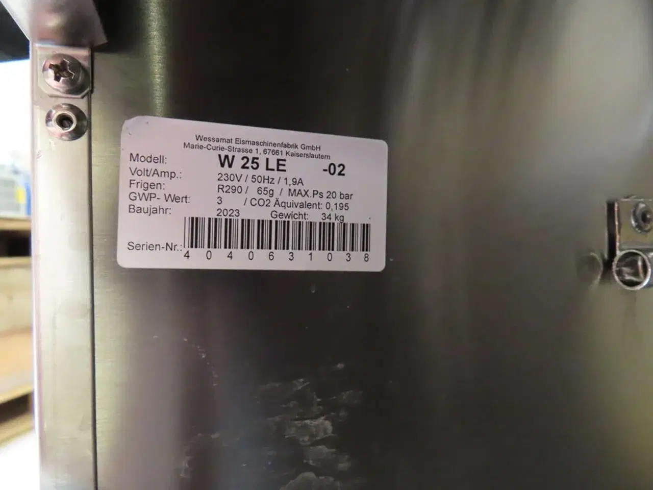 Billede 7 - Isterningmaskine, WESSAMAT W 25 LE