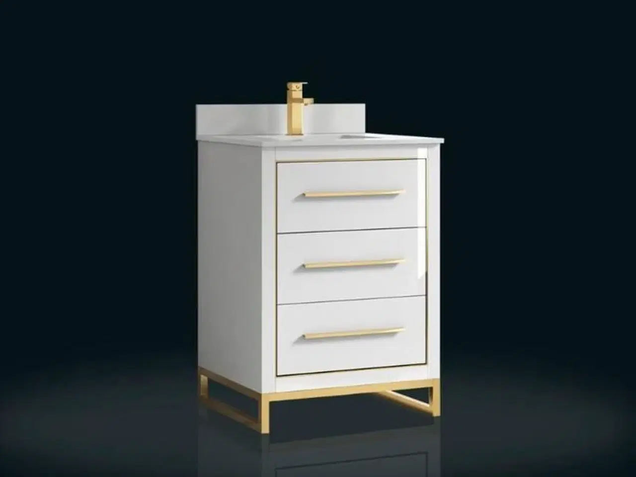 Billede 1 - Baderumsmøbel, Colombia, White, 60