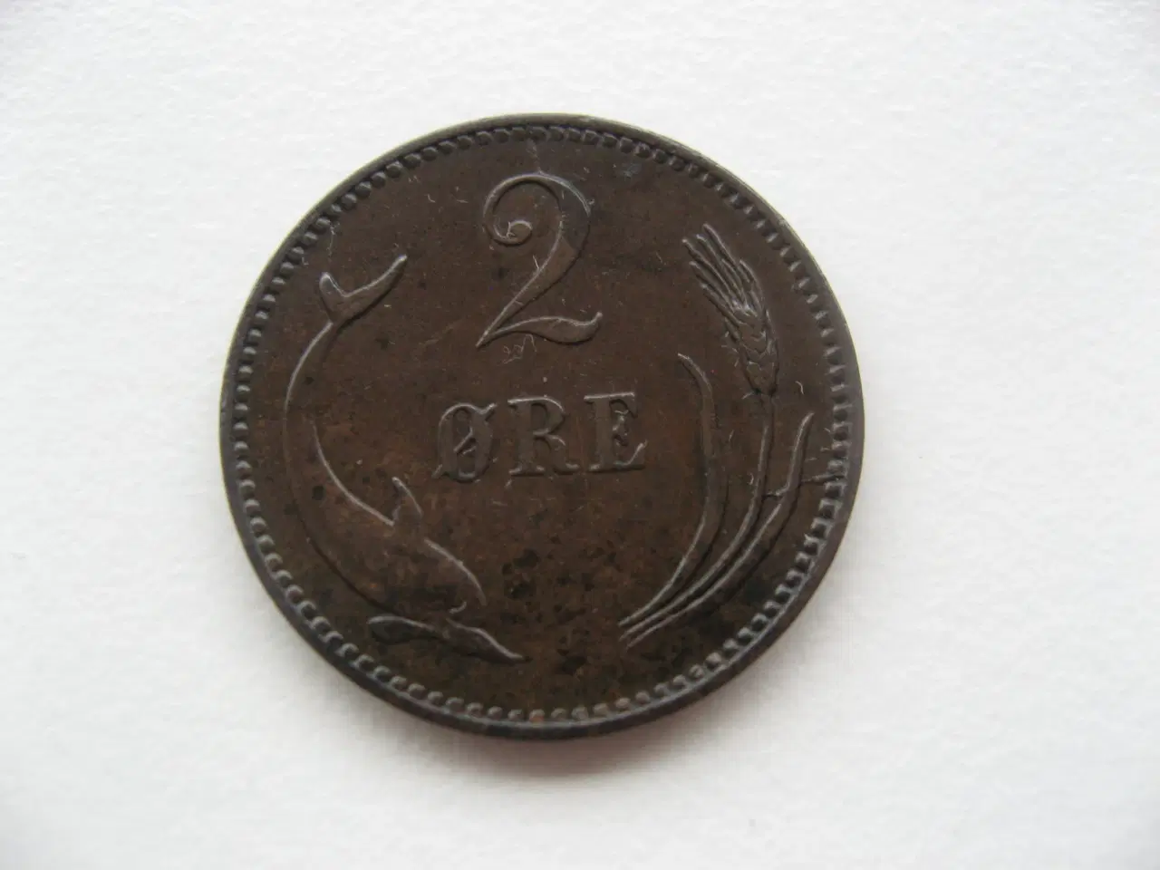 Billede 2 - Flot delfin 2 øre 1892, en af de gode
