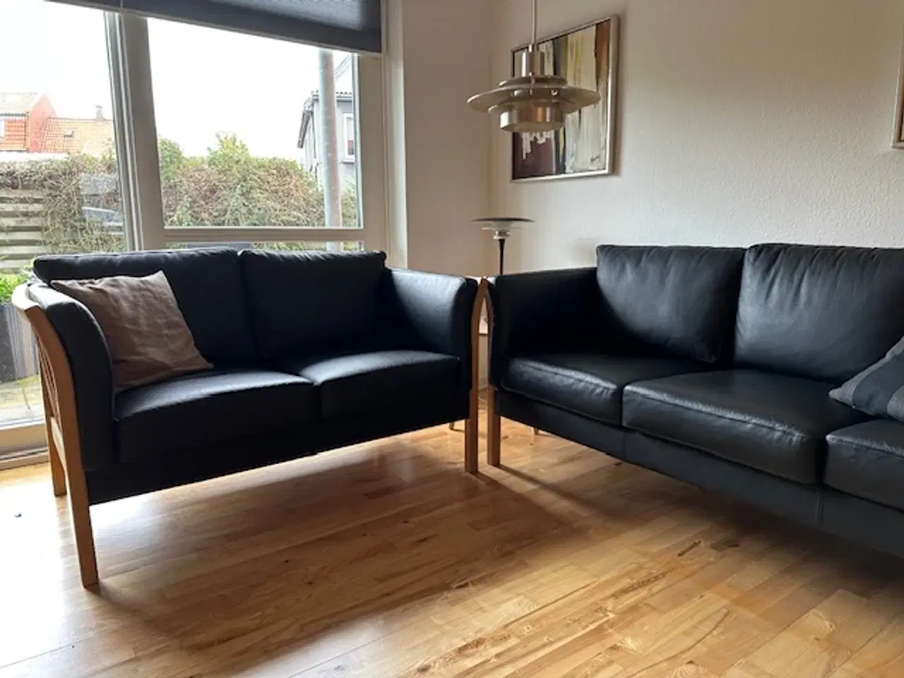 Billede 3 - Velholdt sofa - sæt i læder  