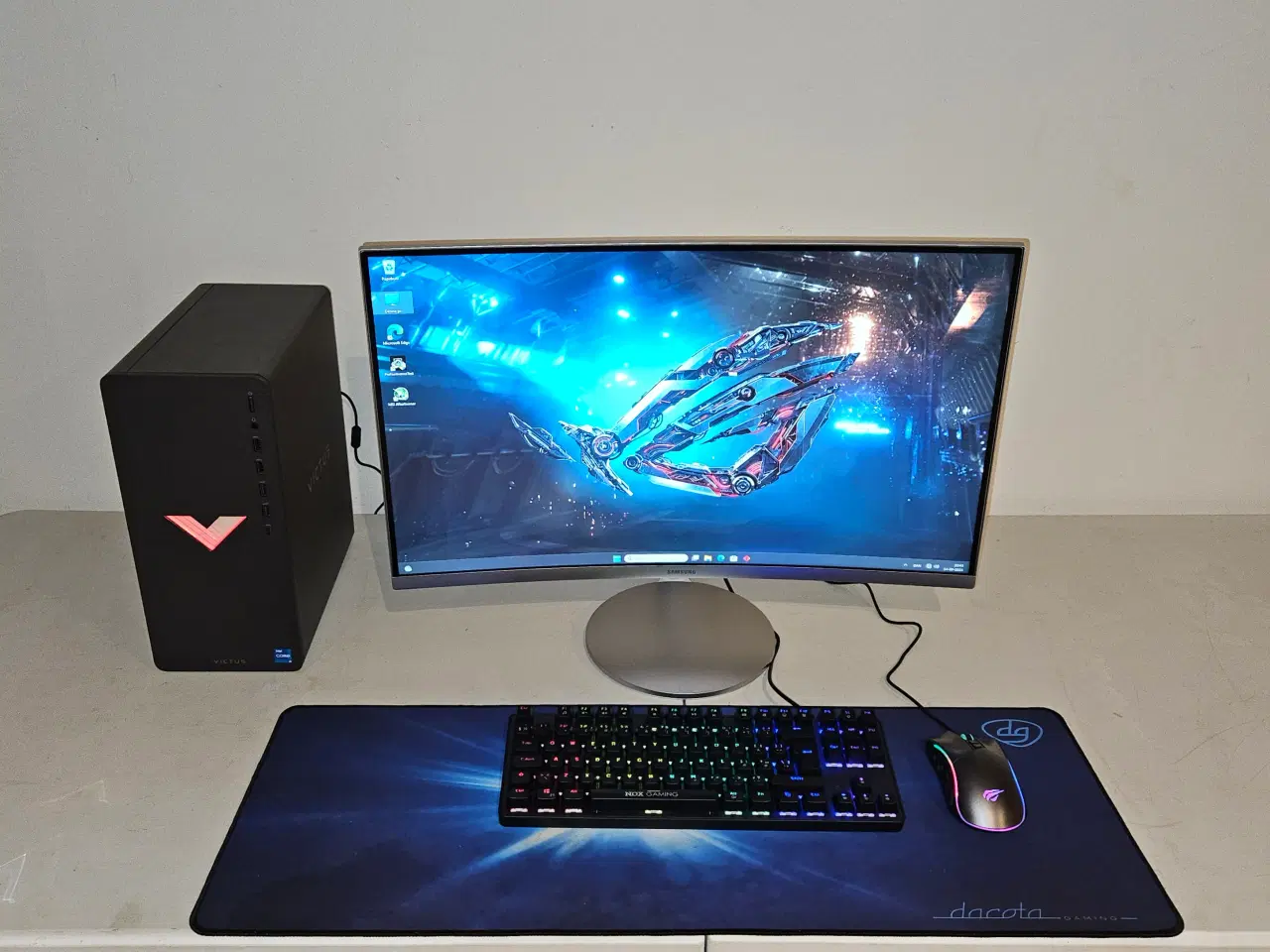 Billede 5 - Kraftig VICTUS Gamer Pc + 27" Samsung Curved Skærm