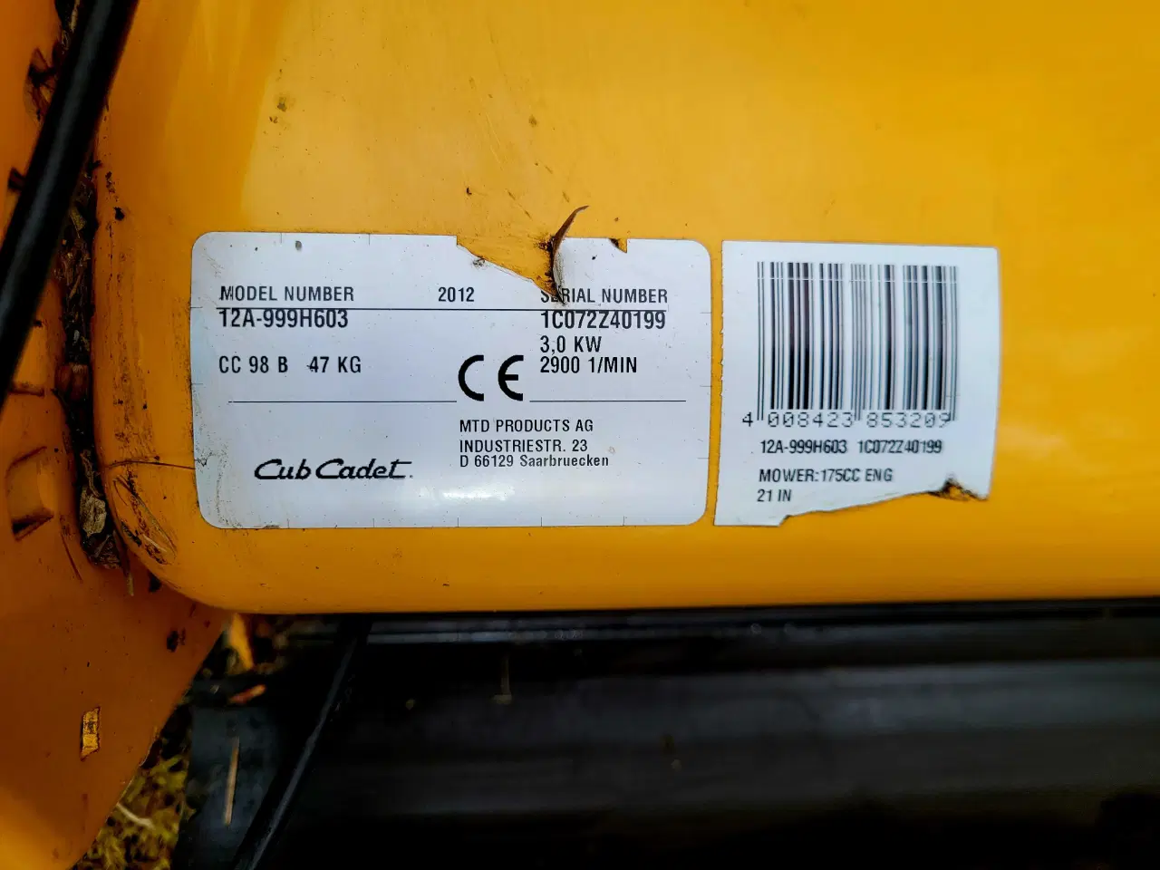 Billede 6 - Cub Cadet CC 98 B