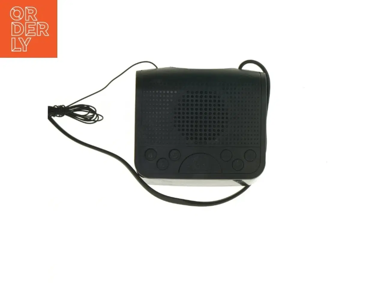 Billede 3 - Sort vækkeur med FM radio fra Conzept (str. 12x11 cm)