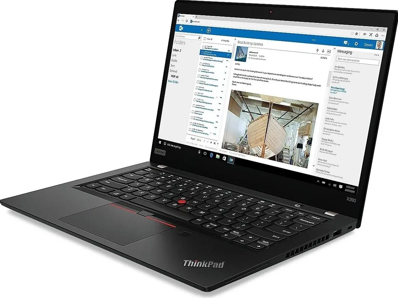 Billede 1 - Lenovo ThinkPad X390 13,3" - Intel i5 8365U 1,6GHz 256GB NVMe 8GB Win11 Pro - Grade B