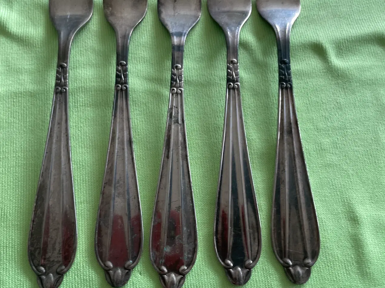 Billede 1 - 5 gafler - sølvplet