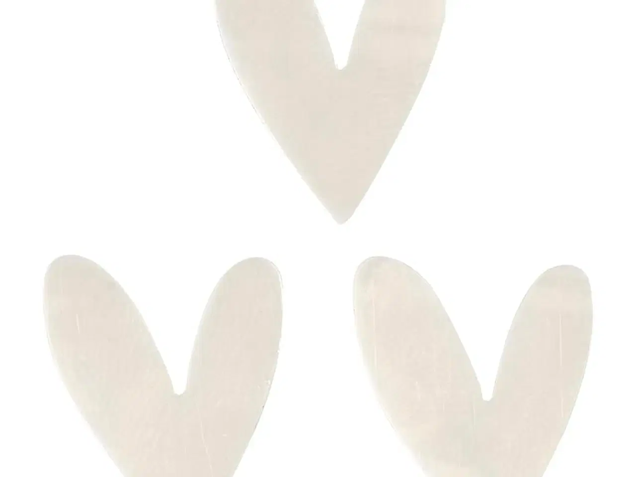 Billede 1 - Pailletter, str. 15x17 mm, råhvid, 10g/ 1 pk.