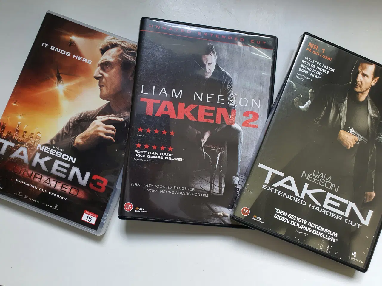 Billede 1 - Taken 1, 2 og 3 film med Liam Neeson 