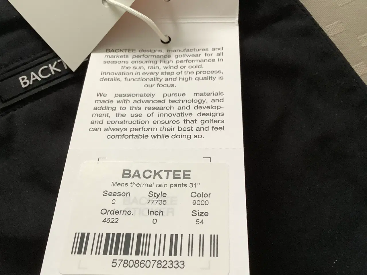 Billede 4 - 2 par Backtee Vinterbukser /Waterproof/Windproof