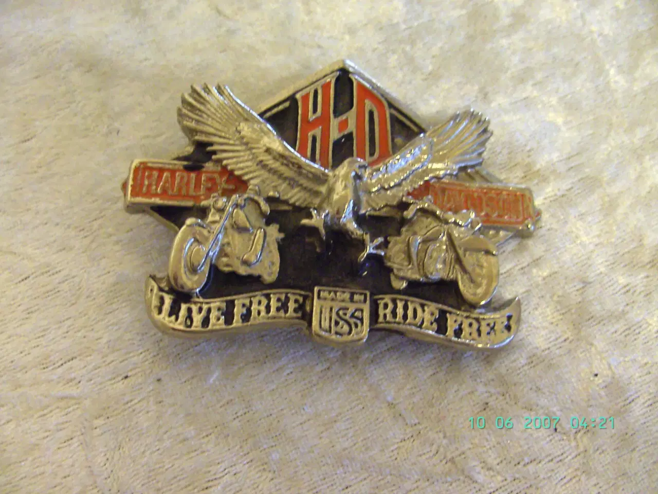 Billede 13 - ORIGINAL HARLEY DAVIDSON   bæltespænder fra USA