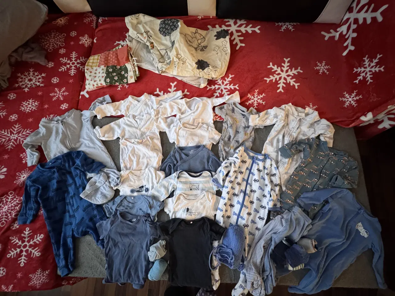 Billede 1 - tøjpakke inkl. køredragt & sovepose – str. 62-68