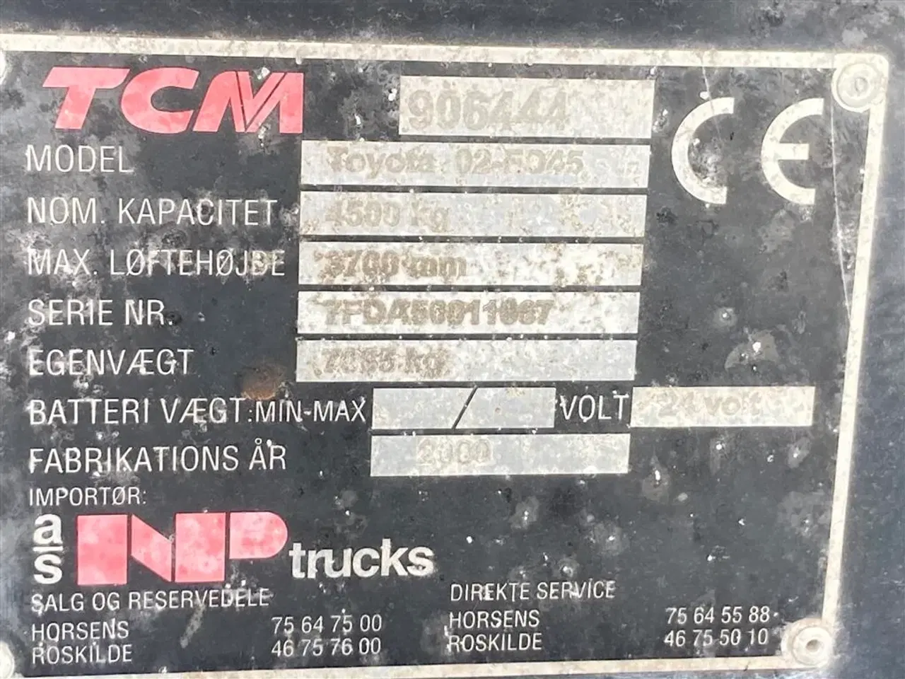 Billede 16 - Toyota 02-F045 Hydraulisk sideskift og justerbare gafler