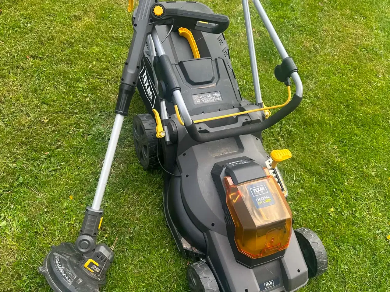 Billede 2 - Texas batteriplæneklipper og græstrimmer