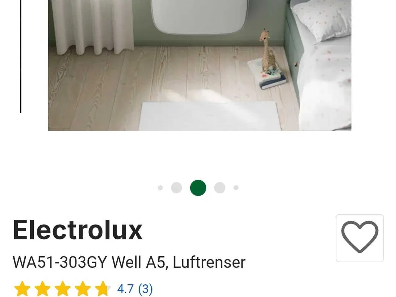 Billede 2 - Electrolux Luftrenser A5