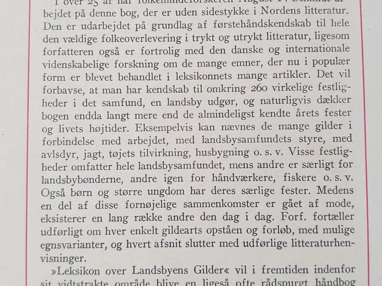 Billede 3 - August F. Schmidt: Landsbyens Gilder udg. 1950.