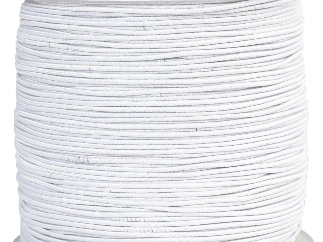 Billede 1 - Hvid elastiksnor 1 mm - 250 m til kreative projekter