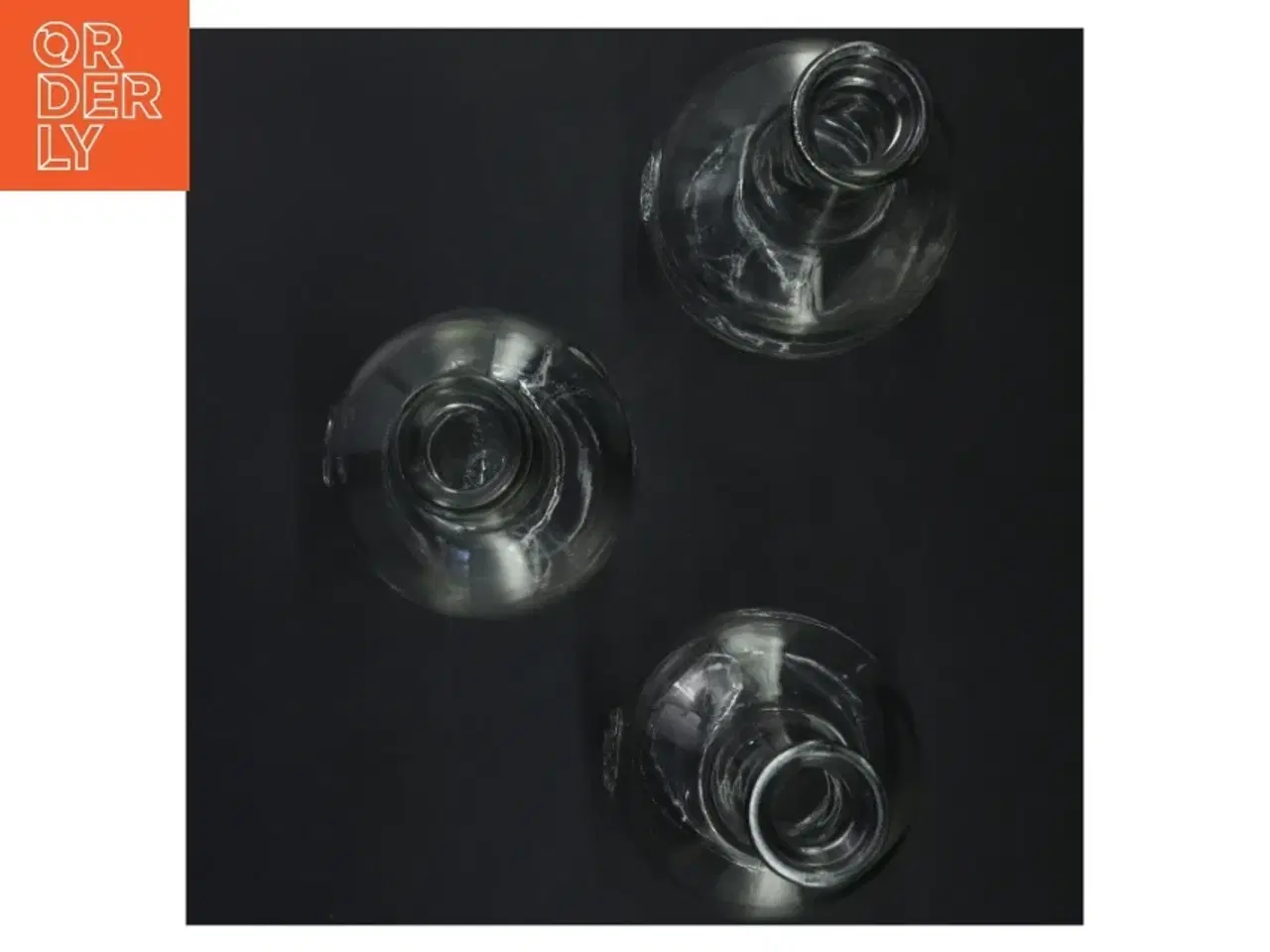 Billede 2 - Glasflasker med motiv (str. 23x10 cm)