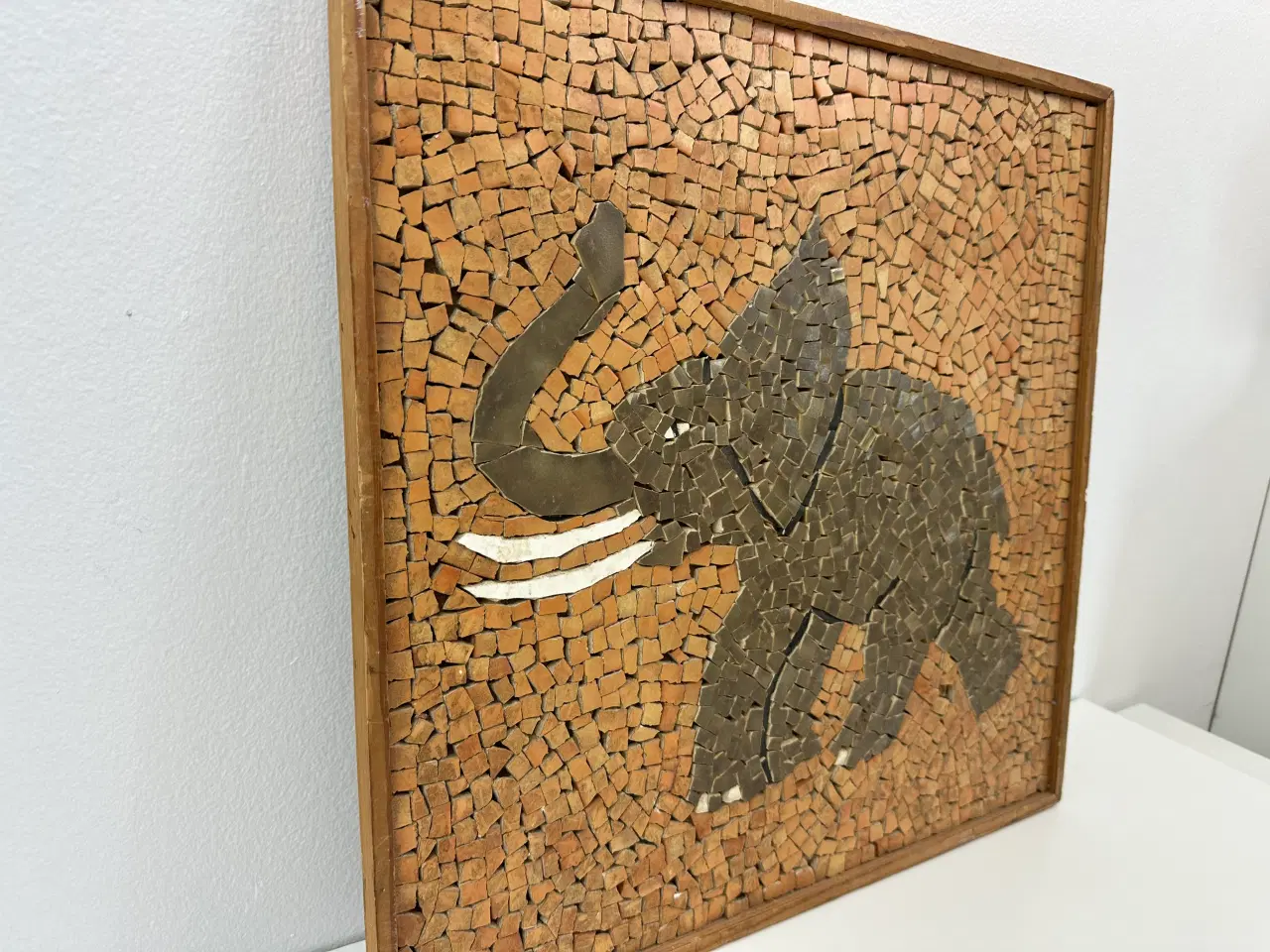 Billede 7 - Retro mosaik, Elefant