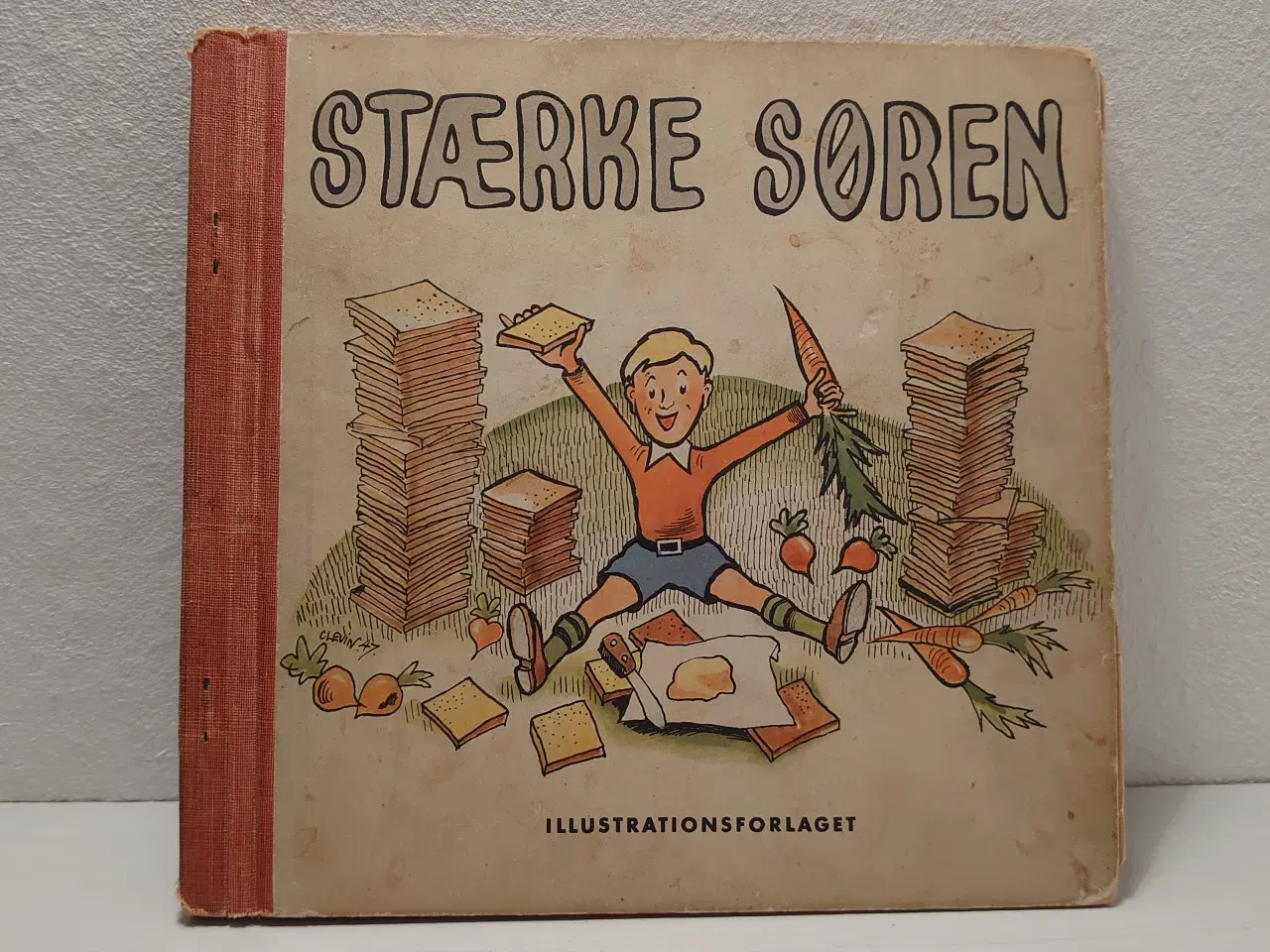 Billede 1 - Jørgen Clevin: Stærke Søren. Tekst Svend Holbæk