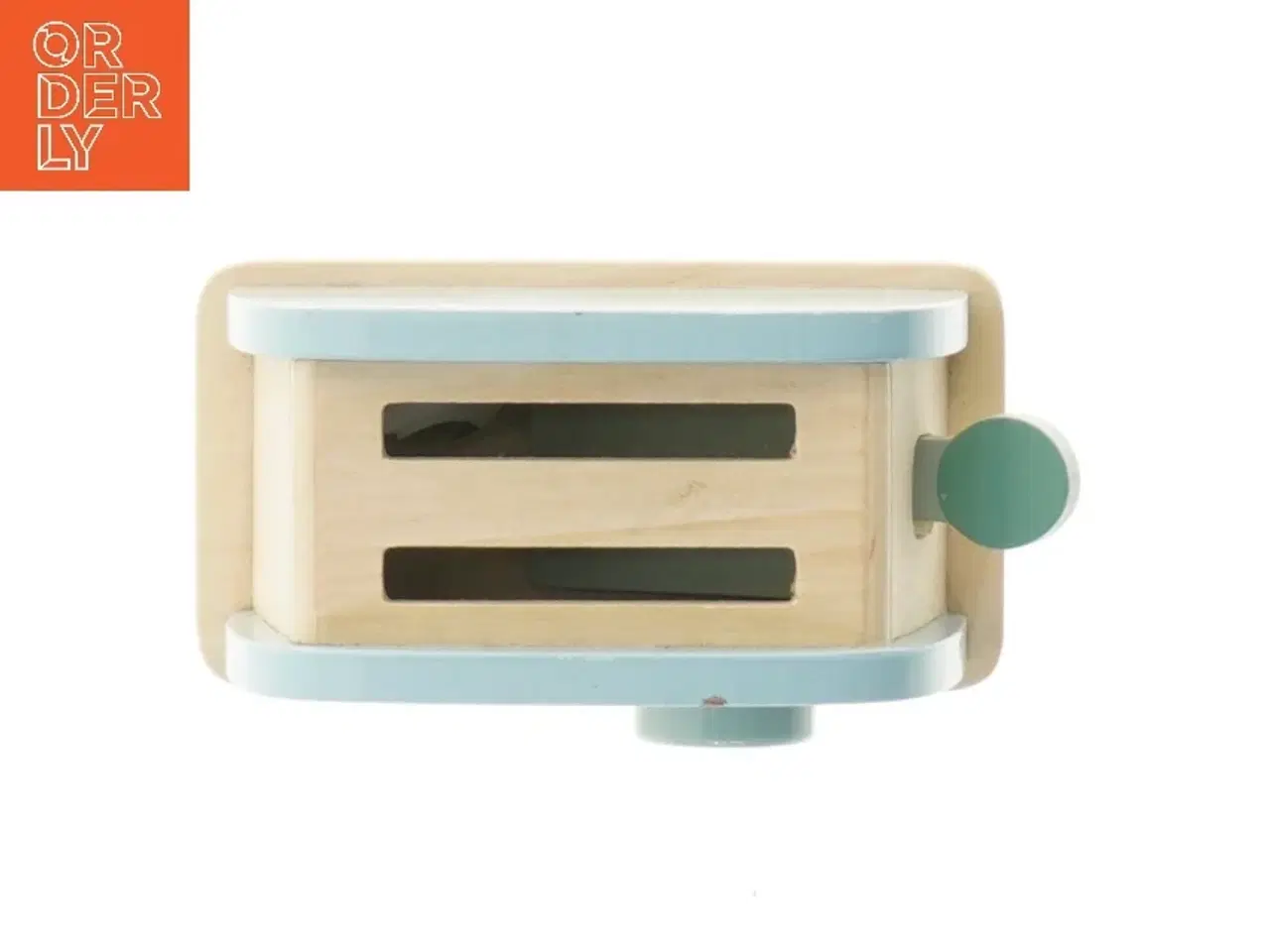 Billede 2 - Legetøjsbrødrister i træ fra Søstrene Grene (str. 9,5x15x8 cm)