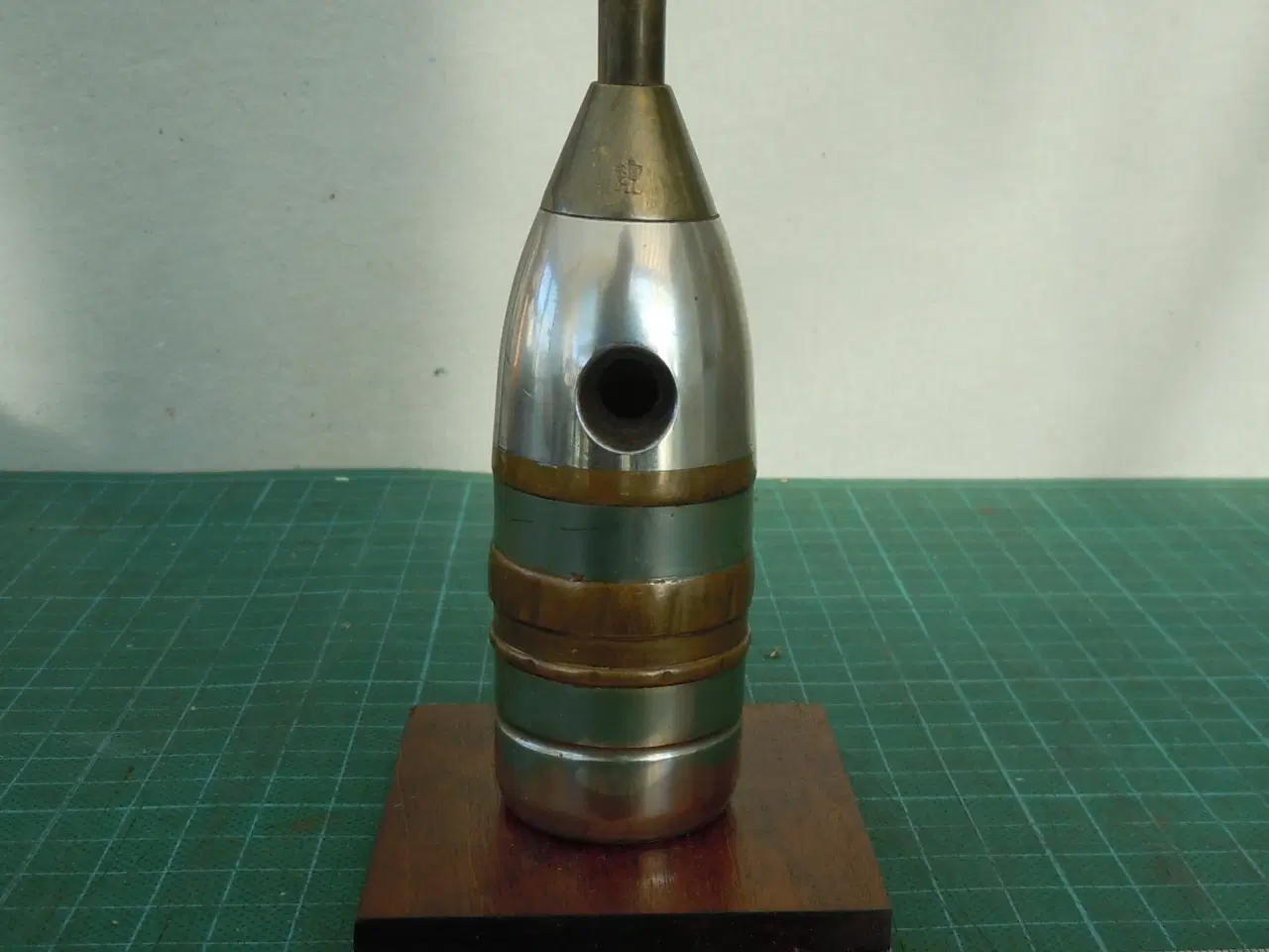 Billede 1 - Granatspids, 37mm, Dansk, Cigarklipper, ca. 1900.