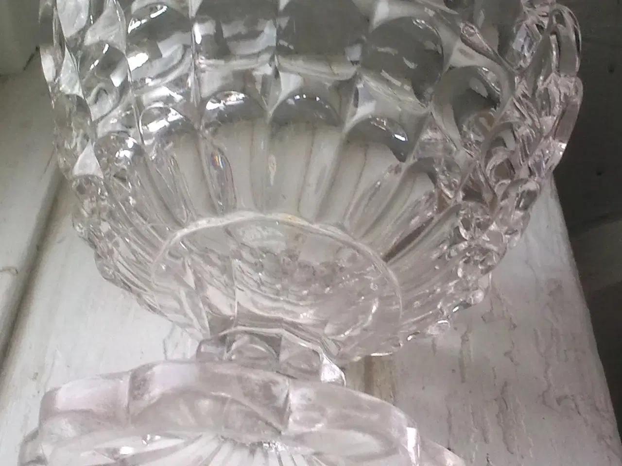 Billede 8 - Vintage antik Glas opsats eller skål evt. 2 samlet