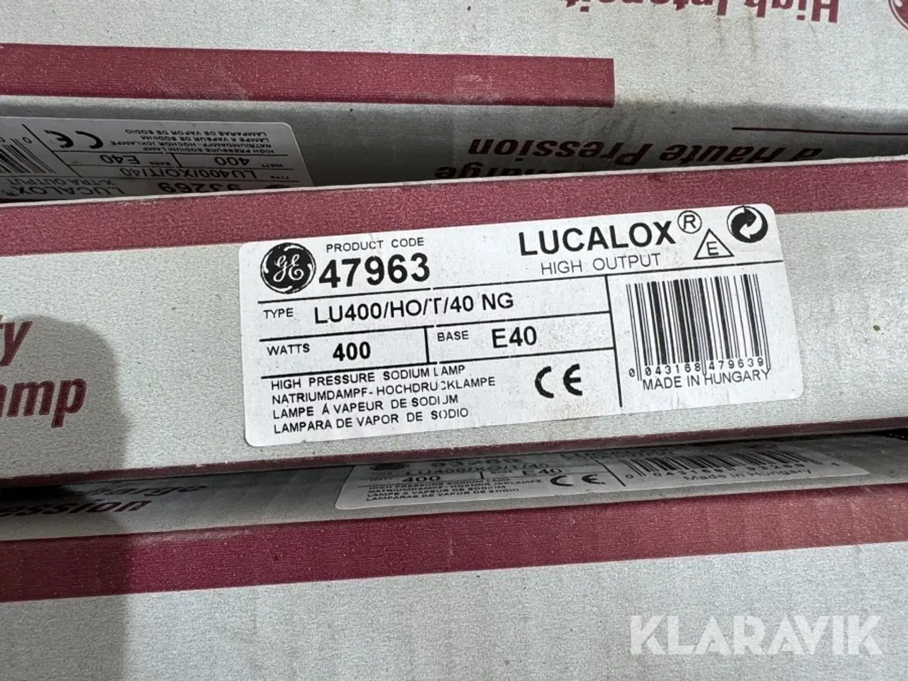 Billede 4 - Vækstpærer Lucalox