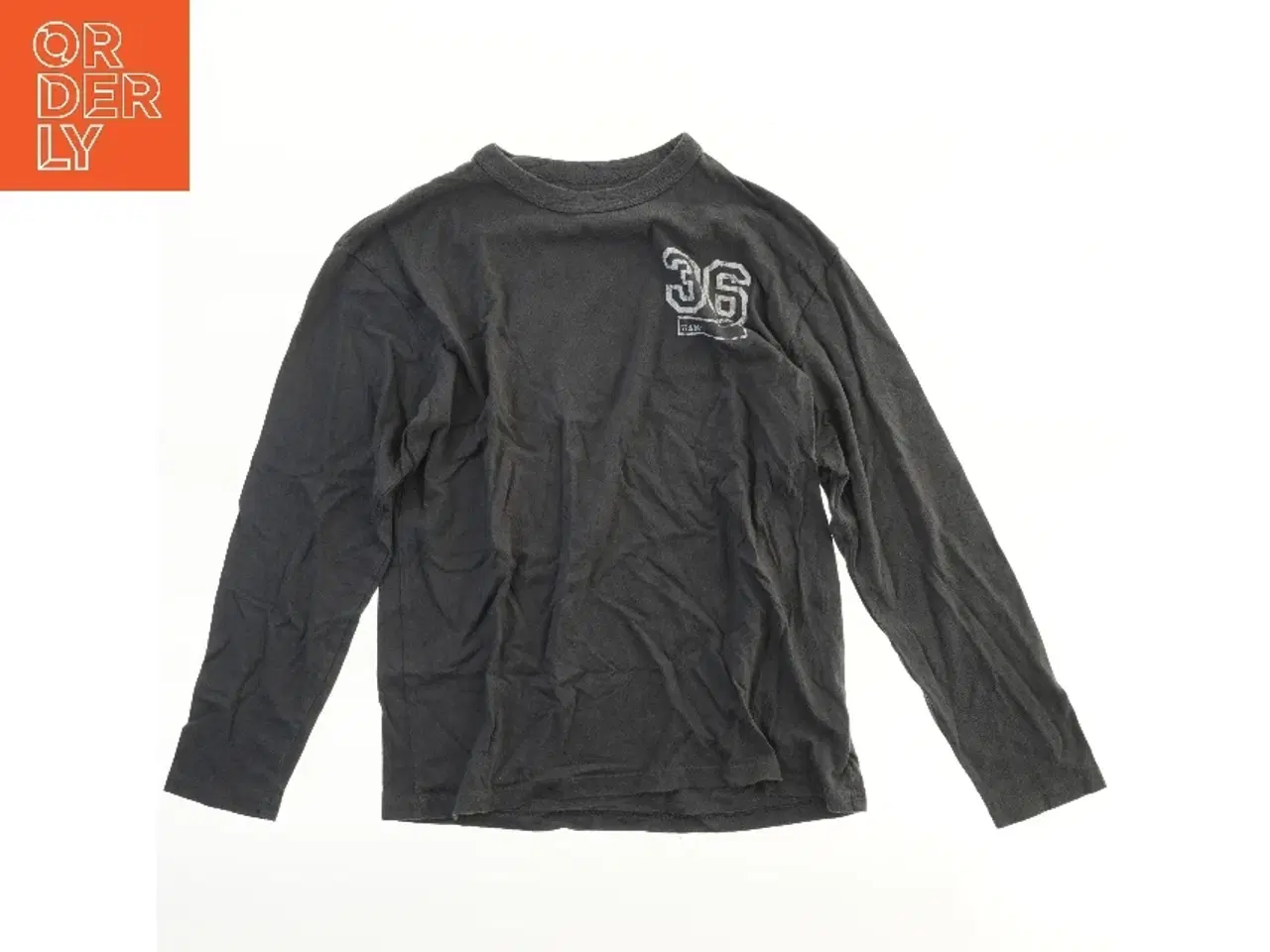 Billede 1 - Langærmet T-shirt med tryk (str. 158)