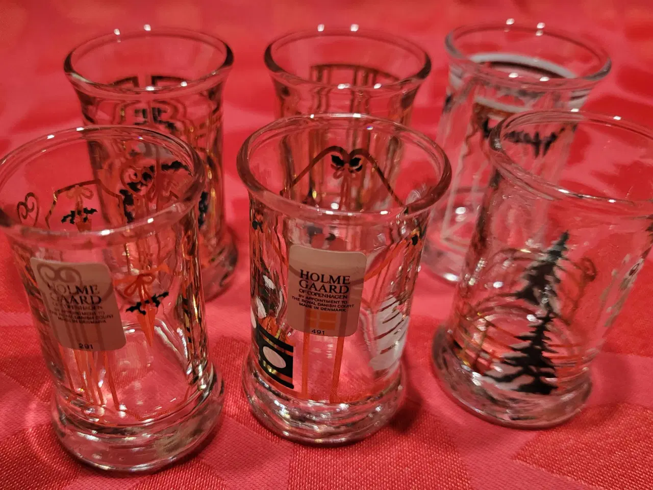 Billede 9 - Holmegaard  vinkarafker/ med lys i  og glas 