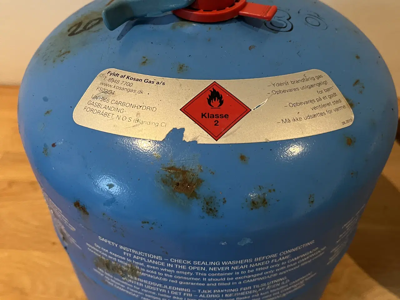 Billede 3 - Små fyldte gasflasker 2 og 3 kg 