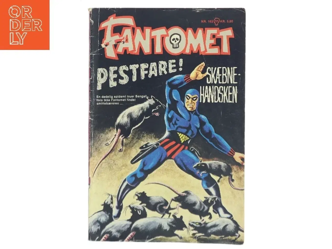 Billede 1 - Fantomet: Pestfare! Skæbnehandsken af <Ukendt< (Bog)